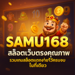 SAMU168 สล็อตเว็บตรงคุณภาพ รวมเกมสล็อตแตกง่ายจบในที่เดียว